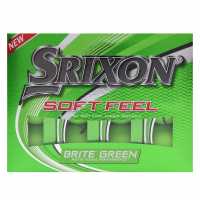 Srixon Soft Feel Golf Balls 12 Pack Green Голф пълна разпродажба