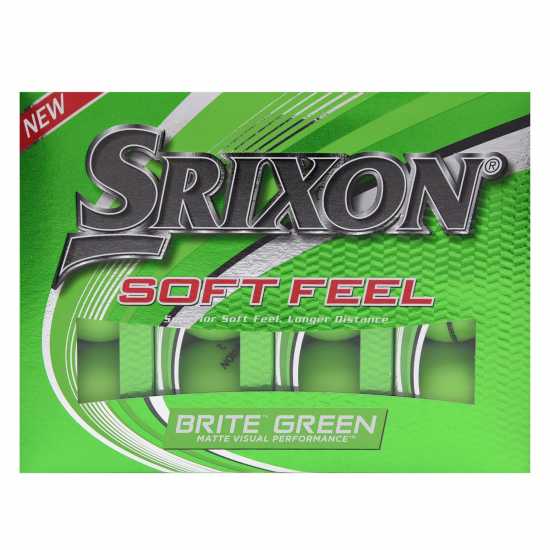Srixon Soft Feel Golf Balls 12 Pack Green Srixon Soft Feel Golf Balls 12 Pack Green