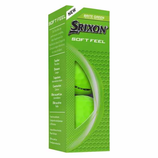 Srixon Soft Feel Golf Balls 12 Pack Green Srixon Soft Feel Golf Balls 12 Pack Green