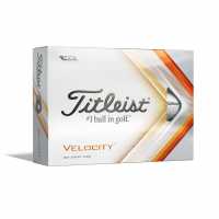 Titleist Velocity 12 Pack Golf Balls Бял 12 броя Голф топки