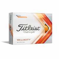 Titleist Velocity 12 Pack Golf Balls Orange Голф топки