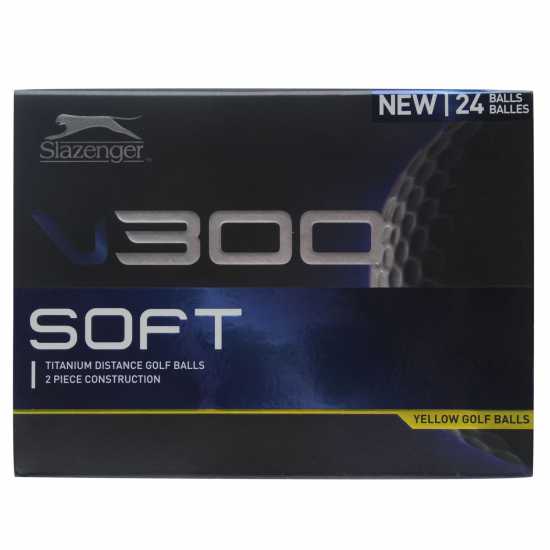 Голф топки Slazenger V Series Soft 24Pk Жълто Slazenger V Series Soft 24Pk Жълто Голф топки