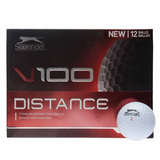 Голф топки Slazenger Vseries Distance 12Pk White Slazenger Vseries Distance 12Pk White Голф топки