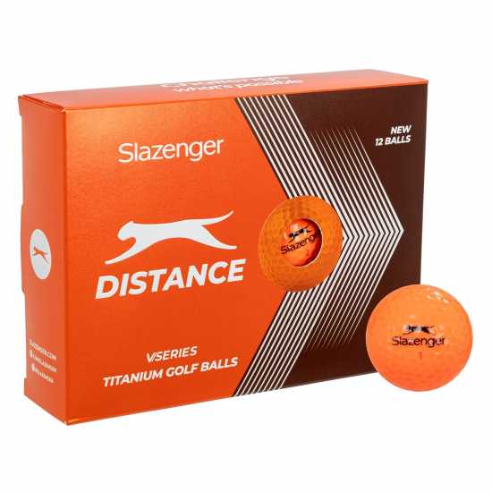Slazenger Vseries Distance 12Pk Оранжево Голф топки
