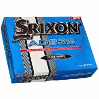 Srixon Ad333 Golf Balls 12 Pack White Голф топки