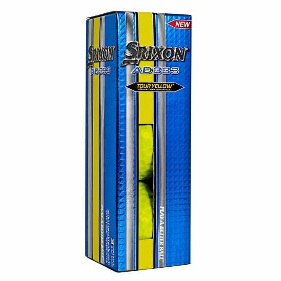 Голф топки Srixon Ad333 Golf Balls 12 Pack Жълто 12 броя Srixon Ad333 Golf Balls 12 Pack Жълто 12 броя Голф топки