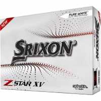 Srixon Z-Star Xv 12 Pack Of Golf Balls White Голф топки