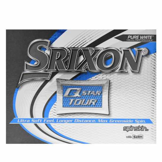 Голф топки Srixon Q-Star 12 Pack Of Golf Balls Бяло Srixon Q-Star 12 Pack Of Golf Balls Бяло Голф топки