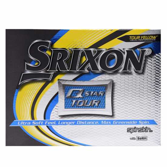 Голф топки Srixon Q-Star 12 Pack Of Golf Balls Туристическо жълто Srixon Q-Star 12 Pack Of Golf Balls Туристическо жълто Голф топки