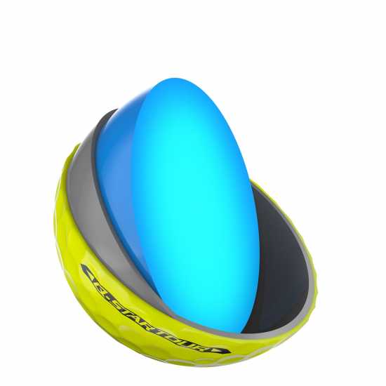 Srixon Q-Star 12 Pack Of Golf Balls Туристическо жълто 