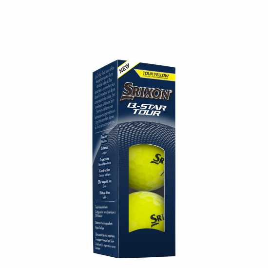 Srixon Q-Star 12 Pack Of Golf Balls Туристическо жълто 