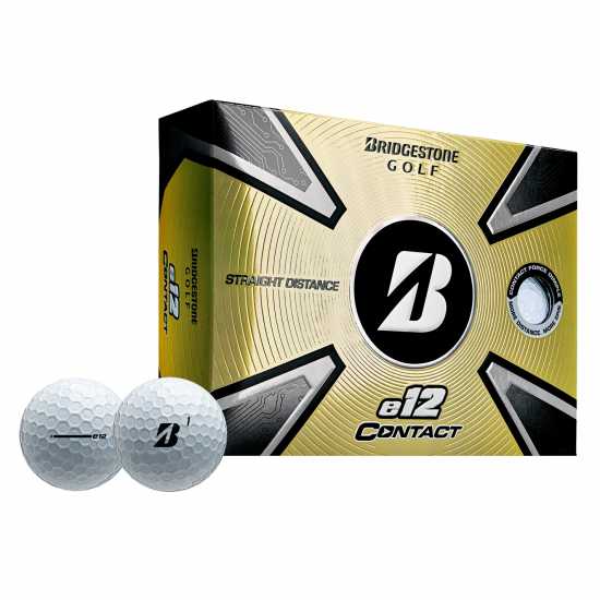 Bridgestone Contact 12 Pack Golf Balls White Голф топки