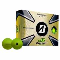 Bridgestone Contact 12 Pack Golf Balls Matte Green Голф топки