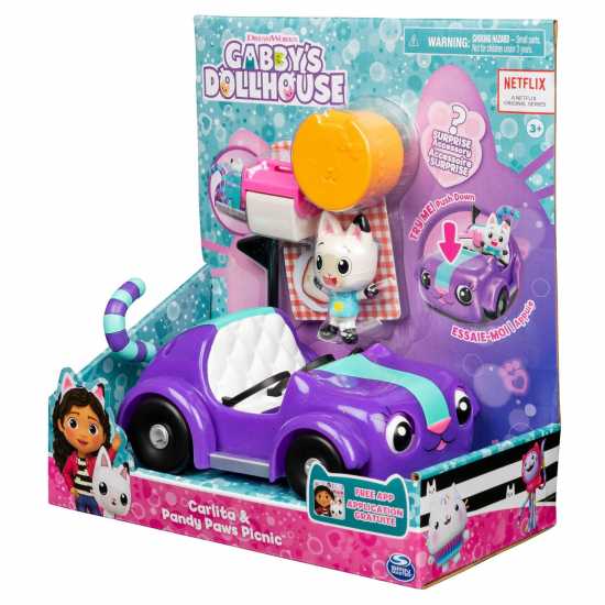 Dollhouse Carlita And Pandy Paws Picnic + Car  Подаръци и играчки
