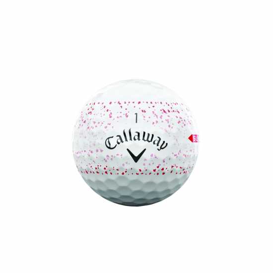 Callaway Men's Supersoft Splatter Golf Balls Червено 
