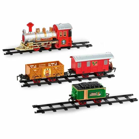 Piece Deluxe Christmas Train Set  Коледна украса