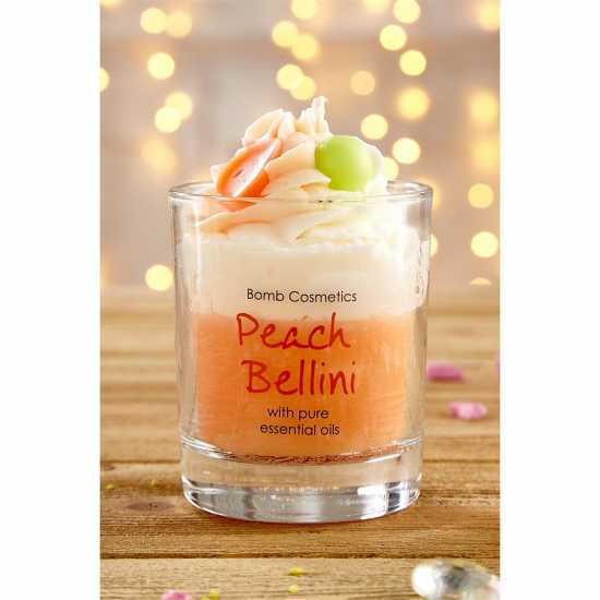 Bomb Cosmetics Peach Bellini Piped Candle  - Подаръци и играчки