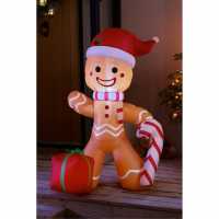 Inflatable Gingerbread Man  Коледна украса