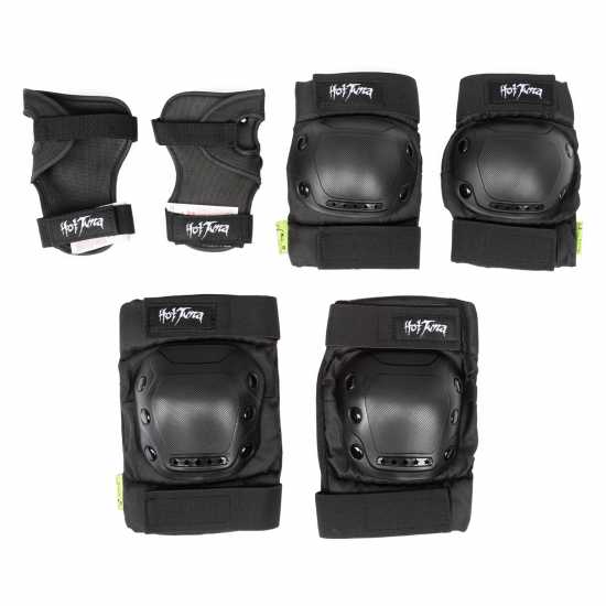Hot Tuna Skate Protector 3Pc Set - Knee Pads Elbow Pad And Wrist Guards  Скейтборд