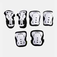 Hot Tuna Skate Protector 3Pc Set - Knee Pads Elbow Pad And Wrist Guards Бяло 