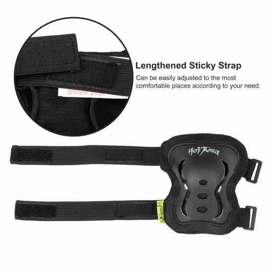 Hot Tuna Skate Protector 3Pc Set - Knee Pads Elbow Pad And Wrist Guards Черно Скейтборд