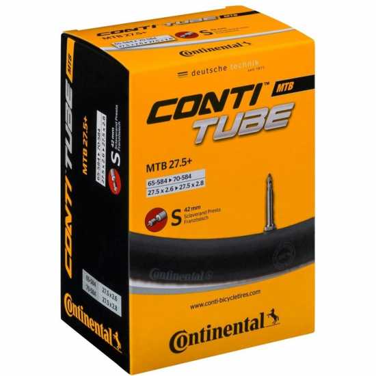 Continental Fahrradschlauch 650B 275+ Conti Tube Mtb Fatbike Schlauch Sv/av Continental Fahrradschlauch 650B 275+ Conti Tube Mtb Fatbike Schlauch Sv/av