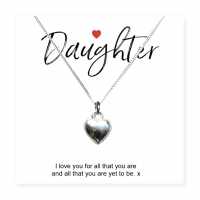 Daughter Gift Card With Heart Necklace 614-Cdss-Nk