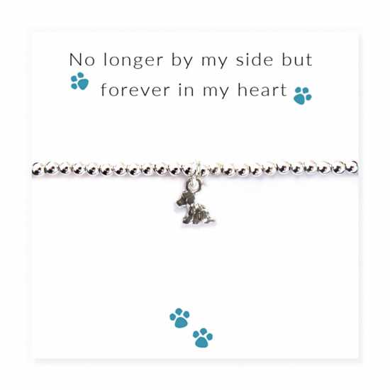 No Longer By My Side Dog Bracelet & Gift Card