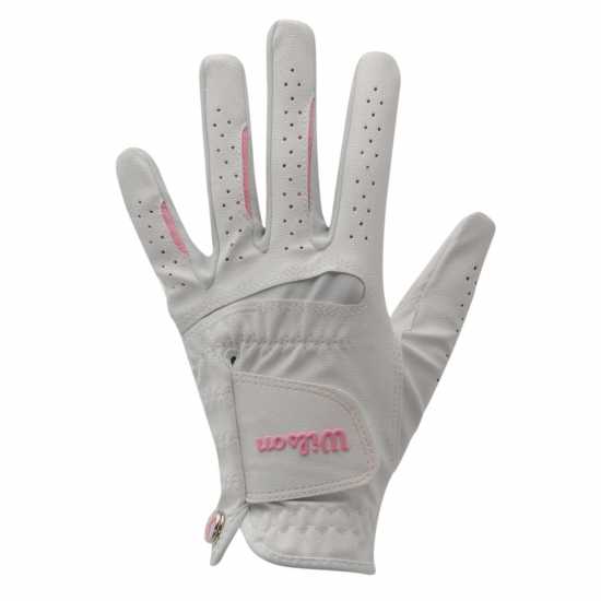 Голф ръкавици Wilson Дамски Ръкавици Feel Plus Golf Glove Ladies Wilson Дамски Ръкавици Feel Plus Golf Glove Ladies Голф ръкавици
