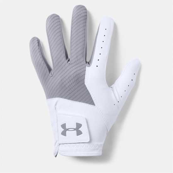 Under Armour Ua Iso-Chill Golf Glove Men's Стомана/Бяло Under Armour Ua Iso-Chill Golf Glove Men's Стомана/Бяло
