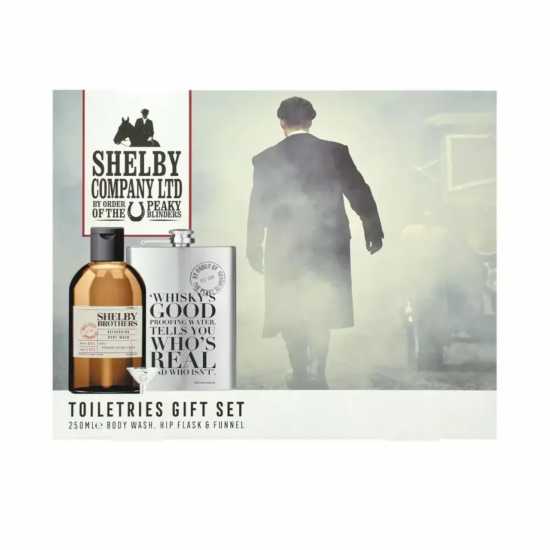 Peaky Blinder Body Wash And Hip Flask Set