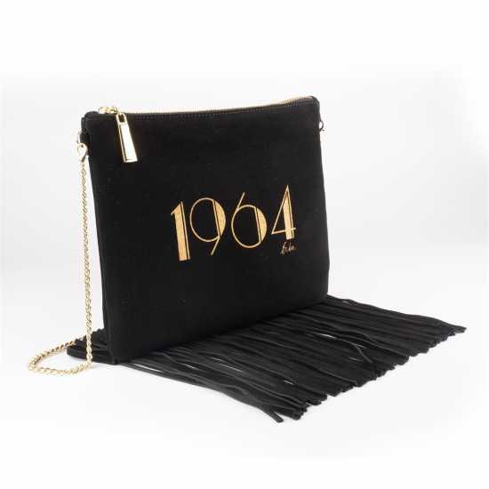 Biba Suede 1964 Fringe Pouch  