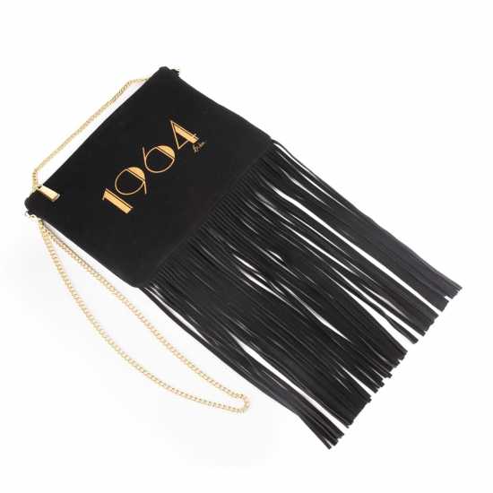 Biba Suede 1964 Fringe Pouch  