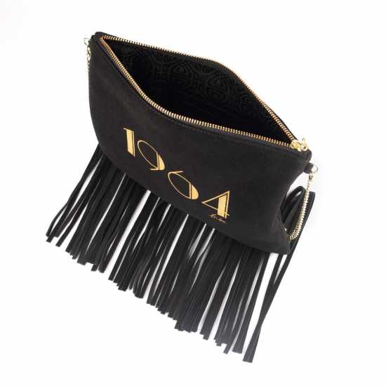 Biba Suede 1964 Fringe Pouch  