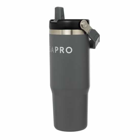 Бутилки за вода Usa Pro Travel Cup With Flip Straw Акула Сиво Usa Pro Travel Cup With Flip Straw Акула Сиво Бутилки за вода