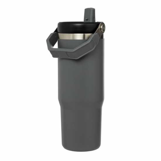 Бутилки за вода Usa Pro Travel Cup With Flip Straw Акула Сиво Usa Pro Travel Cup With Flip Straw Акула Сиво Бутилки за вода