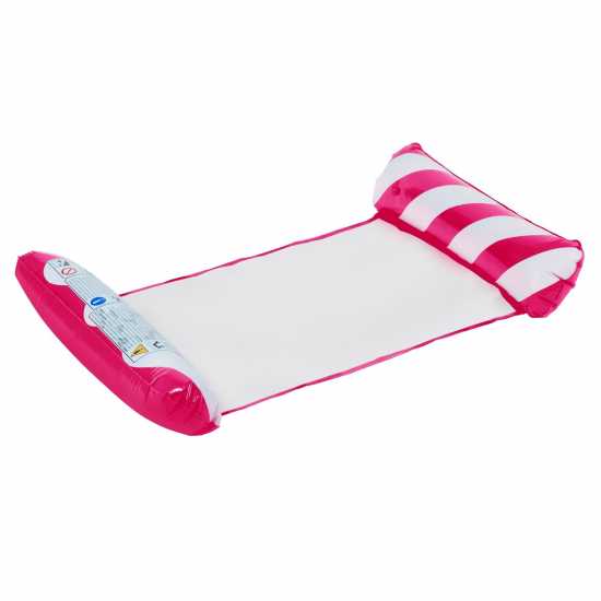 Eddy Toys Inflatable Hammock 120X72Cm Red/White Eddy Toys Inflatable Hammock 120X72Cm Red/White