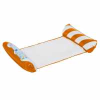 Eddy Toys Inflatable Hammock 120X72Cm Orange/White Eddy Toys Inflatable Hammock 120x72cm Orange/White