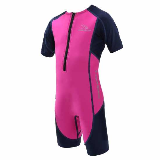 Aquasphere Unisex Kids' Stingray Wetsuit Shortsy Розово/Тъмносиньо 