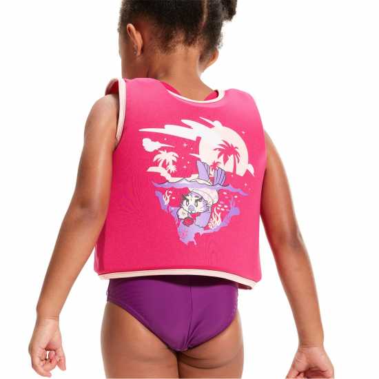 Speedo Learn To Swim Float Vest Lilac/Taro Детски бански и бикини