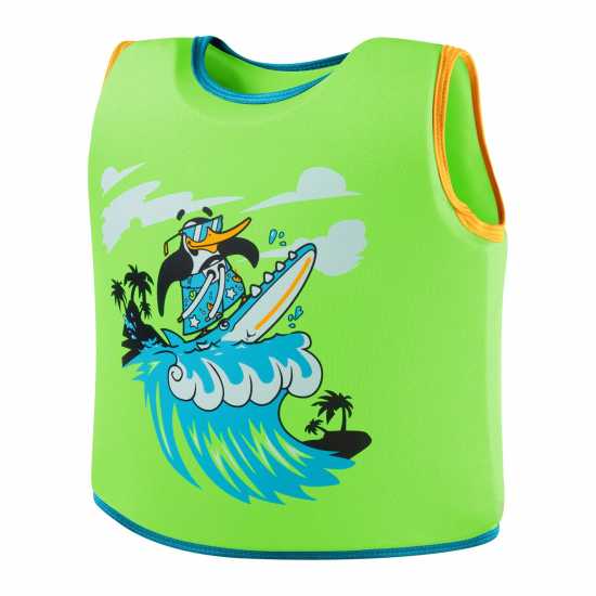 Детски бански и бикини Speedo Learn To Swim Float Vest Лазурен/Зелен Speedo Learn To Swim Float Vest Лазурен/Зелен Детски бански и бикини