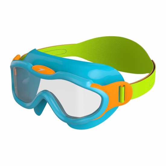 Speedo Infant Biofuse Mask Goggles Azur/Green/Oran Детски бански и бикини