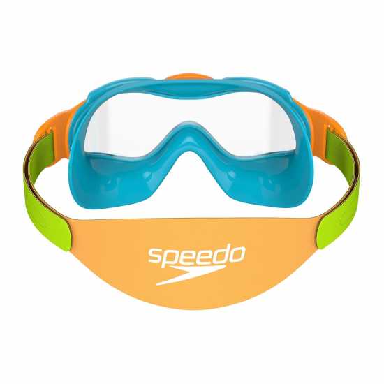 Speedo Infant Biofuse Mask Goggles Azur/Green/Oran Детски бански и бикини