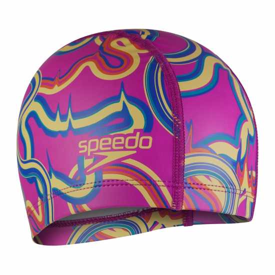 Speedo Junior Pace Cap Pink/Blue Детски бански и бикини
