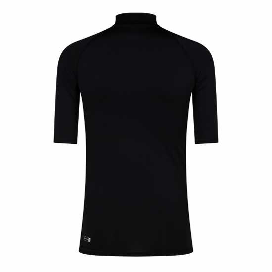 Quiksilver Poolday Short Sleeve Rash Vest Black Воден спорт