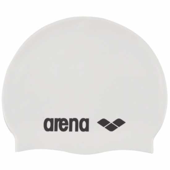 Arena Classic Silicone Swim Cap Бяло/Черно Arena Classic Silicone Swim Cap Бяло/Черно