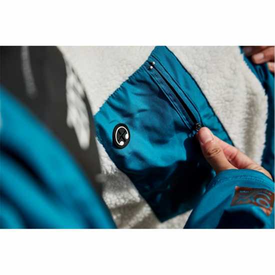 Zone3 Parka Robe Тюркоазено/Кремаво Хавлиени кърпи