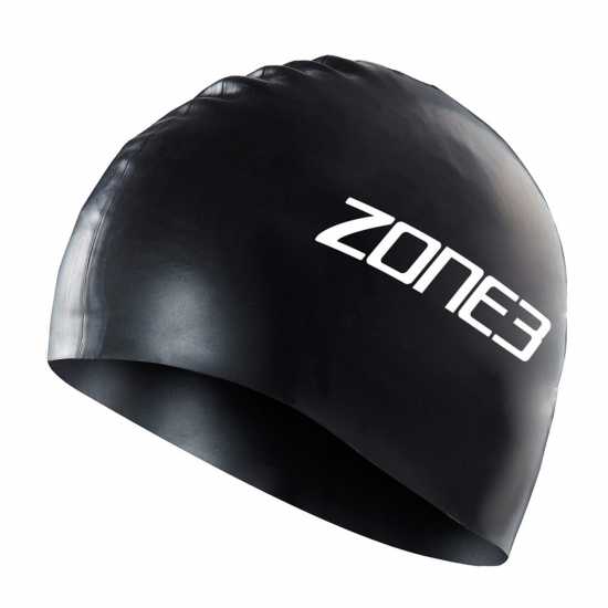 Zone3 Silicone Swim Cap- 48G Black Дамски бански