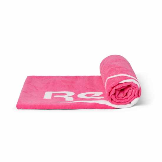 Reebok Beach Towel Postiano Atomic Pink Хавлии
