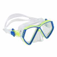 Aqua Lung Cub Junior Snorkel Mask Blue & Green Детски бански и бикини